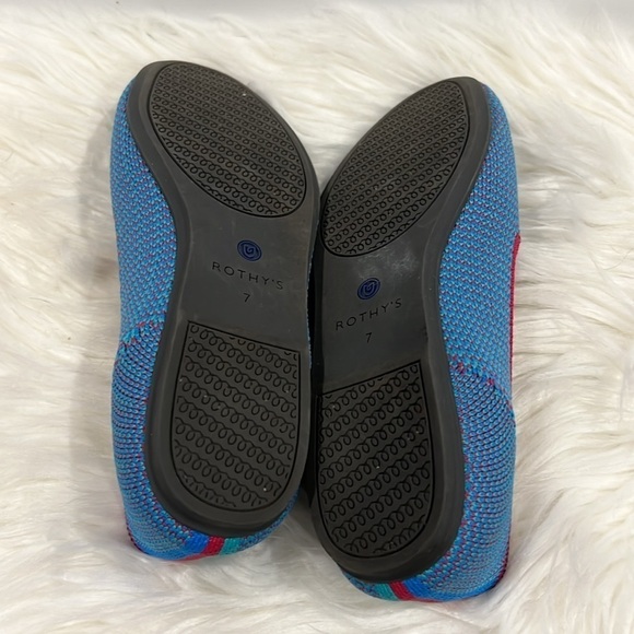 Rothy’s Bluebell Triple Stitch The Loafer SZ 7 - Picture 8 of 11